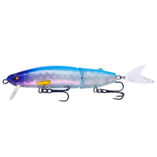 Señuelo Swimbait Articulado con Paleta – Realismo y Eficacia
