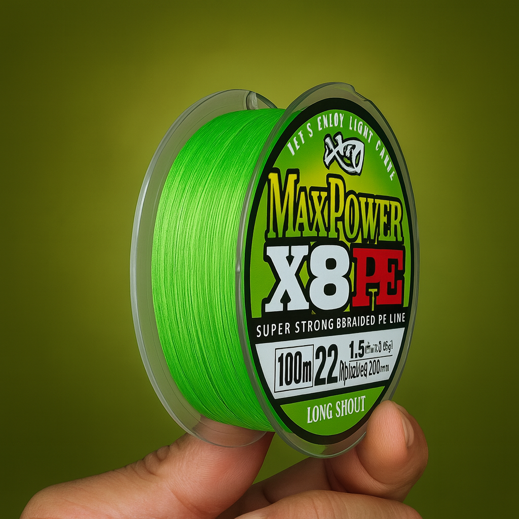 Línea multifilamento Trenzado Max Power X8 PE – 8 Hebra